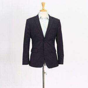 Banana Republic 38S Gray Blazer Sport Coat Jacket 2-Button Solid Y818